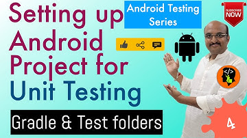 Setting up your project for Unit Testing | Gradle & test folders | Android Unit Testing - Part 4