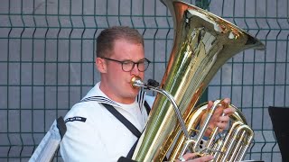 Brass Quintet of the 6th US Navy Orchestra - live concert Duma Square Odessa 2021.07