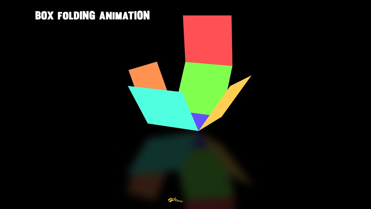 Box animations. Open gift box after effects. two box animation.