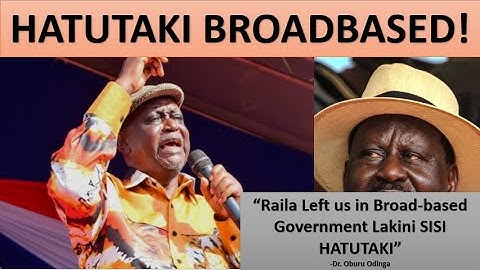 Oburu Odinga: “Raila Left Us in Broad-Based Gov’t but We Don’t Want It!” ODM Withdraws Support