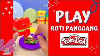 Lilin Mainan Plastisin Fun Doh Roti Panggang Mainan Edukasi Anak