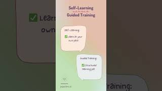 Self-Learning Vs Guided Training Find What Works For You Paperlive Learning