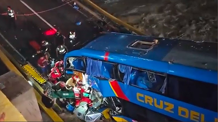 Chancay: dos fallecidos y más de 30 heridos por caída de bus en río