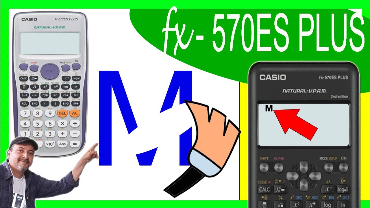 ¿Cómo limpiar la memoria de la calculadora CASIO fx 570ES PLUS? - YouTube