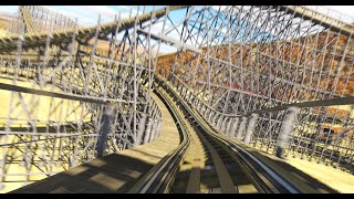 Sand Viper  Terrain Influenced GCI Wooden Coaster  NoLimits 2 Roller Coaster Simulation