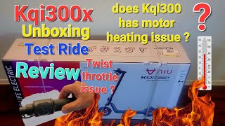 Unboxing Niu Kqi300x /Test Ride / Review /37 Mile Battery Range Electric Scooter