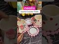 Meesho Crochet Handmade Coasters Kitchen Finds #shorts