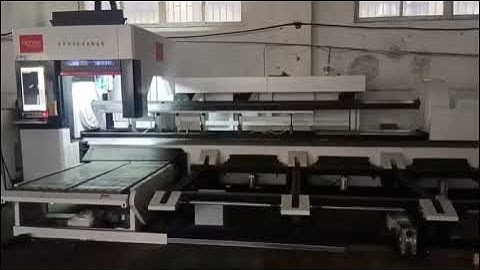 Big Rectangle Tube 12m Auto Unloading 3 Chuck CNC Tube Laser Cutting Machine