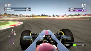 F1 2012 - Barcelona, Spain - hot lap (1:19.757)