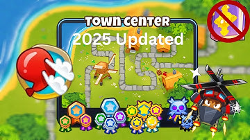 🔥 Town Center DEFLATION Guide | No Monkey Knowledge - BTD6 (2025 Updated)