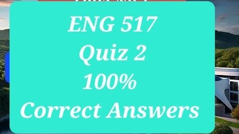ENG517 - Computer Assisted Language Learning (Quiz No. 2)