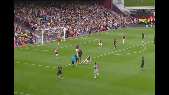 West Ham 1-2 Aston Villa (2010-11)