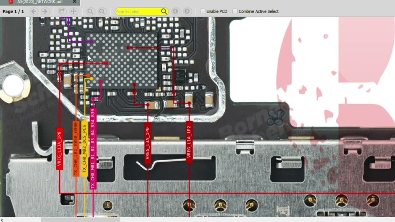 oppo A5 2020 network solution/ Borneo schematic and hardware solution