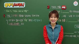 [중등인강/중2 사회] 기업의 의미&역할 - 수박씨닷컴 윤미선생님