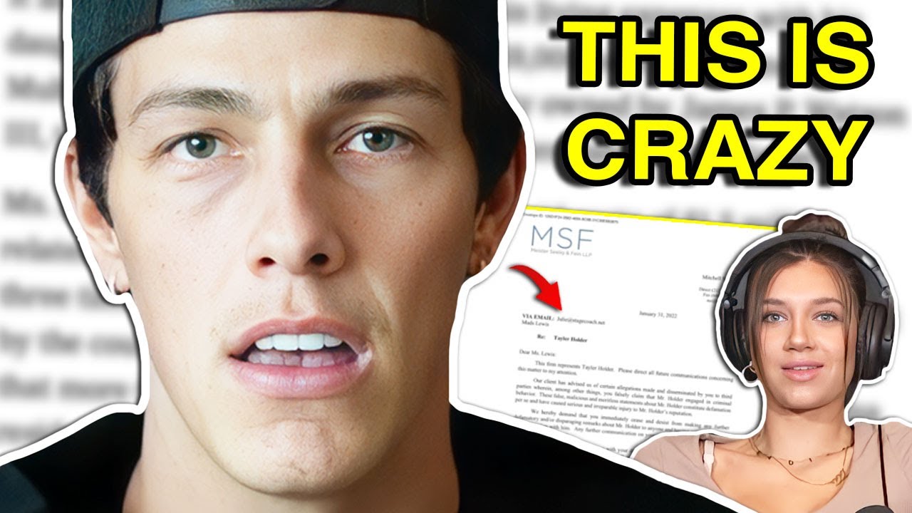 TAYLER HOLDER ADDRESSES ACCUSATIONS