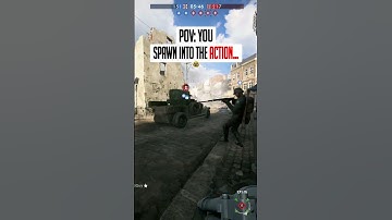 Spawning RIGHT into the action in Battlefield 1...