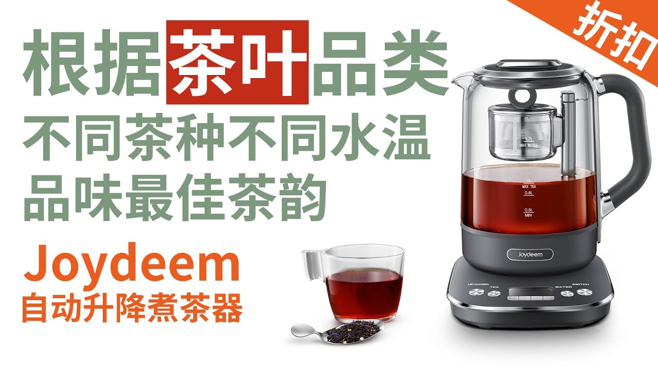 笙　保温器 美国煮茶壶推荐|Joydeem自动泡茶器,煮茶壶tea maker,一键式电烧茶壶