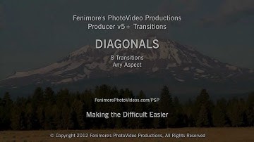 ProShow Producer 5+: Transitions: FPVP Diagonals