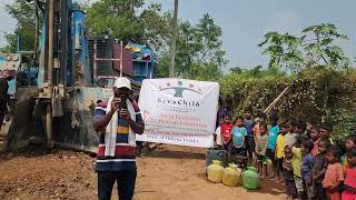 Sevachild.org drilling a well for children to taste clean water for the first time in their life!