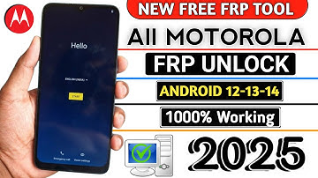 All Moto FRP Unlock Tool | How to Bypass Google Lock on Motorola in 2025 | Free Moto Frp Tool 2025