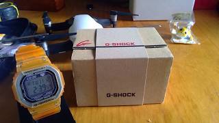 Rare Vintage G-Shock GL-230 Orange Jelly with module 2597 - quick look