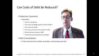 Capital Structure Limits to the use of debt