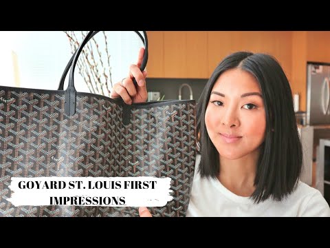 Goyard St Louis GM Black & Tan Tote Designer Bag Unboxing 2021 