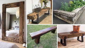 Railway Sleeper Decoration Ideas For Indoor And Outdoor