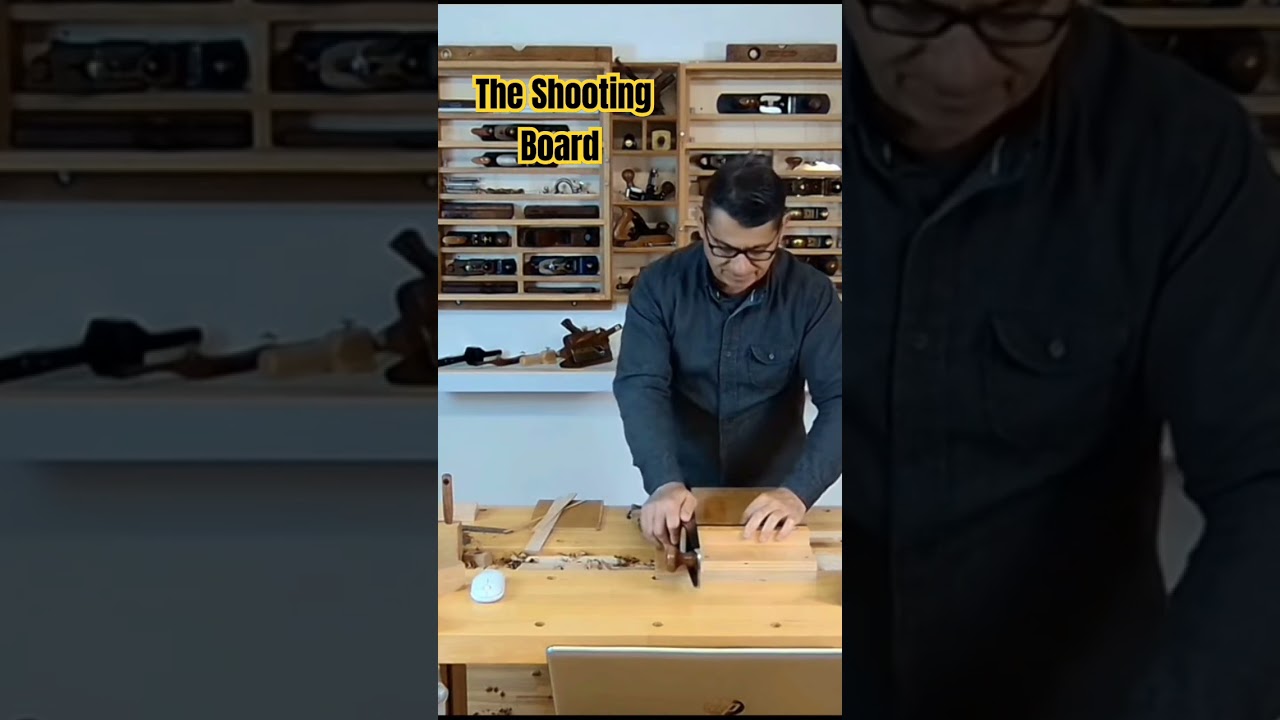 Shooting Board improves woodworking, + furniture making 