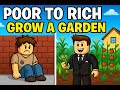 Poor to rich in a grow a garden in roblox  | #roblox #vempaioffical
