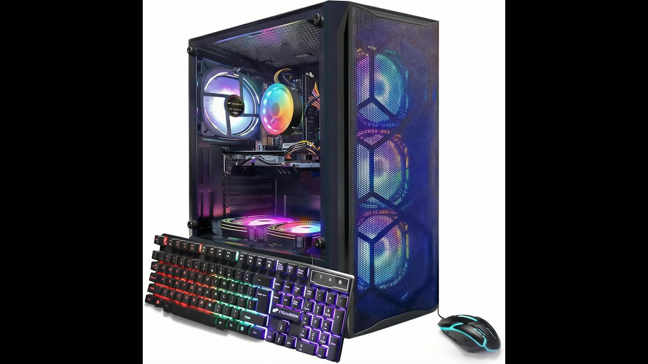 Полный обзор игрового настольного компьютера STGAubron | RX 580 8 ГБ, 16 ГБ ОЗУ, Windows 11