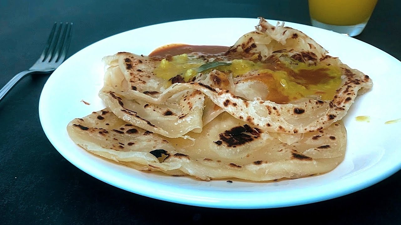 HOMEMADE ROTI CANAI | CARA MEMBUAT ROTI CANAI | PAROTTA | FLATBREAD
