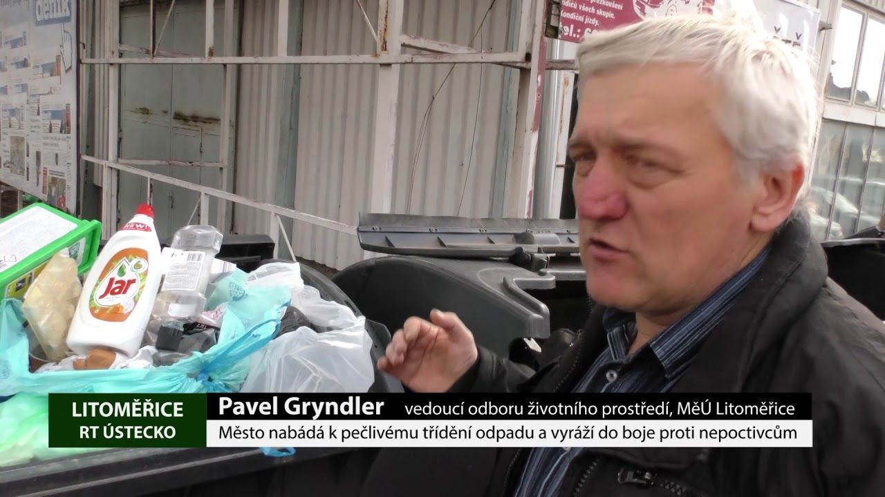 Litoměřice: Město nabádá k pečlivému třídění odpadu a vyráží do boje proti nepoctivcům