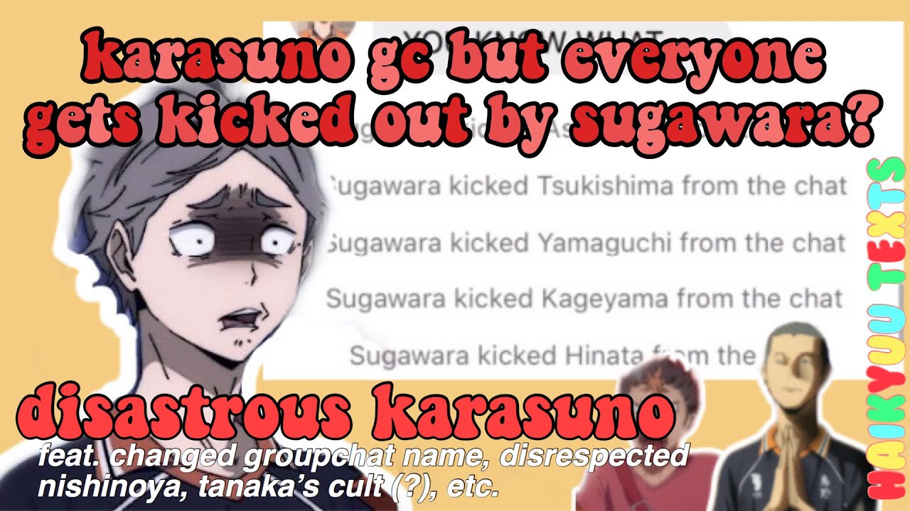 anime texts: haikyuu!! | what happens when sugawara gets mad