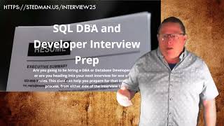 25% off my SQL DBA and Developer Interview Questions Course