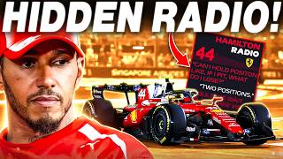 Hamilton's LEAKED Singapore Radio Changes EVERYTHING For Ferrari! Guide
