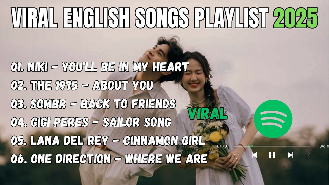 Top Viral English Songs TikTok Playlist 2025 - Back to Friends, Sailor Song, Cinnamon GirL