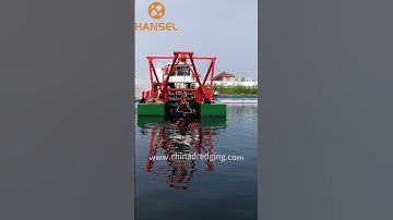 Cutter suction dredger is undergoing its final test