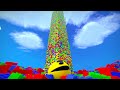 Pacman vs worlds largest lego tower