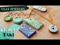 KİLDEN TAKI YAPIMI/KİL KÜPE& KOLYE UCU | CLAY JEWELRY DIY