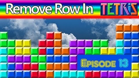 Remove The Rows In Tetris - Clickteam Fusion 2.5