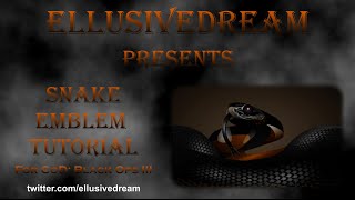 Snake CoD Emblem Tutorial by EllusiveDream