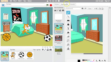 How to change/make new scenes in Scratch