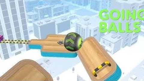 Going Balls Hard Level - Mobile Gameplay Walkthrough iOS, Android Ball Colors Run New Update