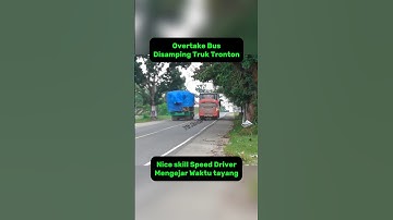 Bus Overtake skill Driver Bigbus #shorts #short #bus #drivers #truck #automobile #mobil