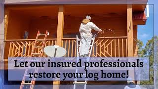 Log Home Repairs Got You Stressed!