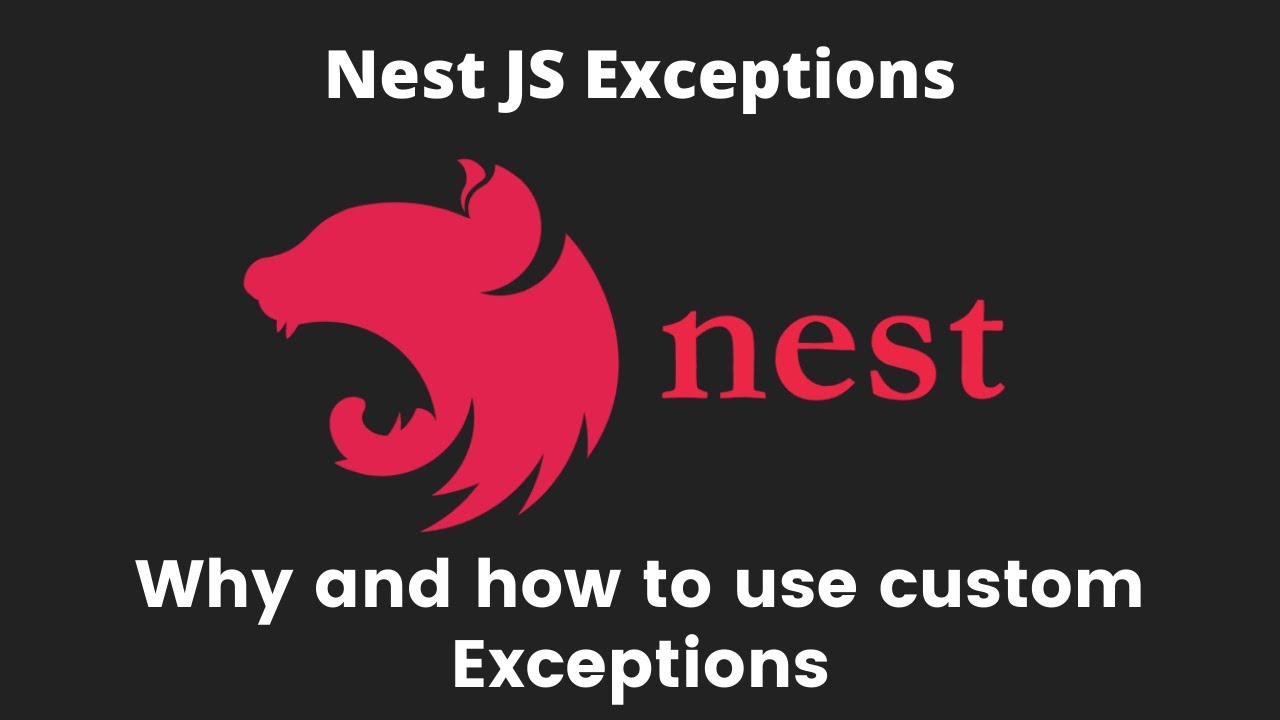 24 Nest JS Custom exceptions and why they are useful 