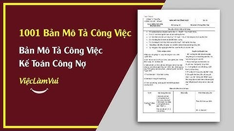 Bảng mô tả công việc kế toán trường worf năm 2024