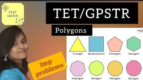 TET/GPSTR | Polygons | Concept and Important problems |  paper 2 maths