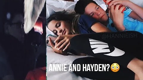 ANNIE LEBLANC AND HAYDEN SUMMERALL GOT CAUGHT HUGGING😳😳| Arii Leblanc